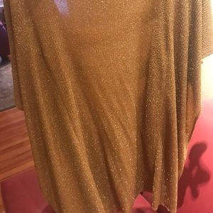 Julian Chang Gold Sparkly Dress